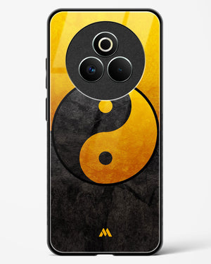 Yin Yang in Gold Glass Case Phone Cover (Realme)