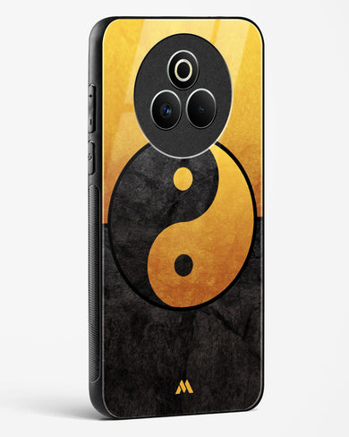 Yin Yang in Gold Glass Case Phone Cover (Realme)