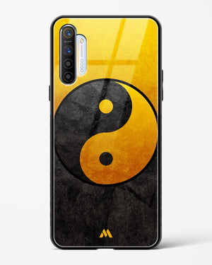 Yin Yang in Gold Glass Case Phone Cover (Realme)
