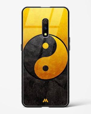 Yin Yang in Gold Glass Case Phone Cover (Realme)