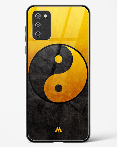 Yin Yang in Gold Glass Case Phone Cover-(Samsung)