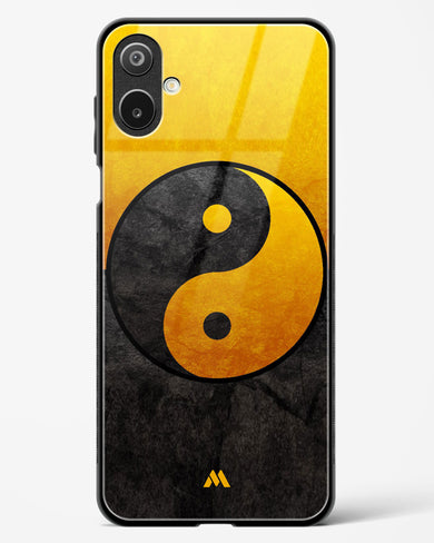Yin Yang in Gold Glass Case Phone Cover (Samsung)