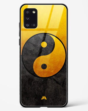 Yin Yang in Gold Glass Case Phone Cover (Samsung)