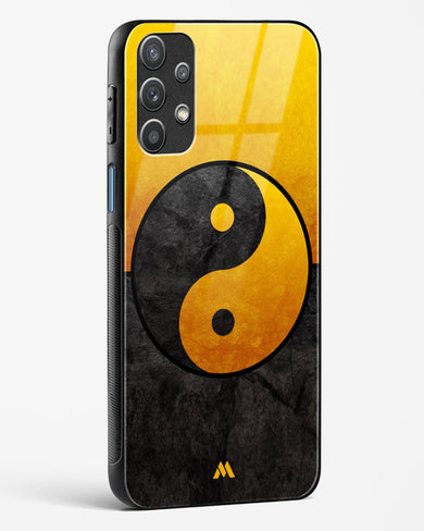 Yin Yang in Gold Glass Case Phone Cover (Samsung)