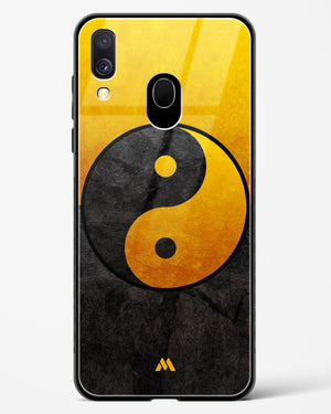 Yin Yang in Gold Glass Case Phone Cover-(Samsung)