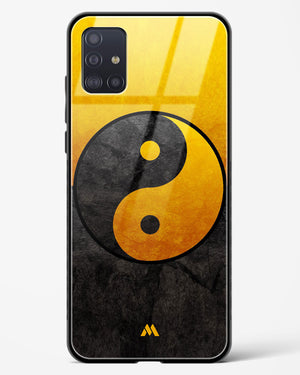 Yin Yang in Gold Glass Case Phone Cover-(Samsung)