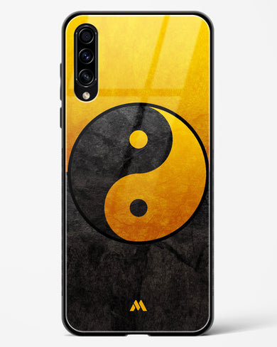 Yin Yang in Gold Glass Case Phone Cover (Samsung)