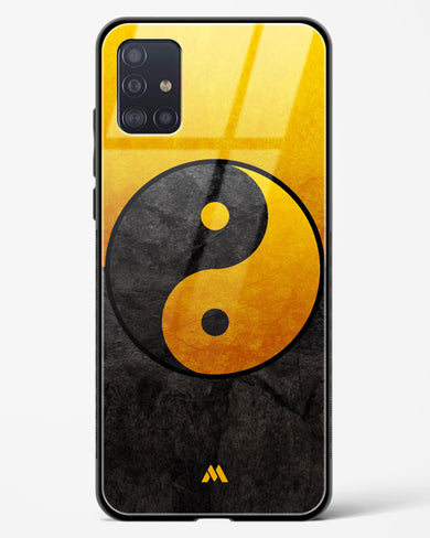 Yin Yang in Gold Glass Case Phone Cover (Samsung)