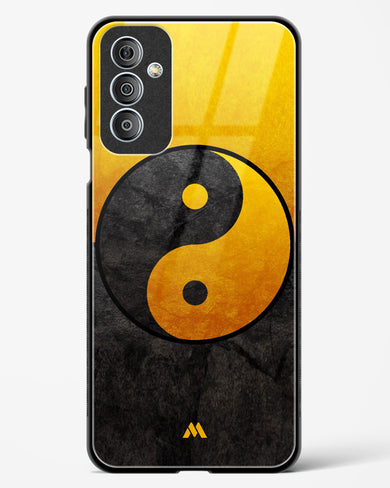 Yin Yang in Gold Glass Case Phone Cover-(Samsung)