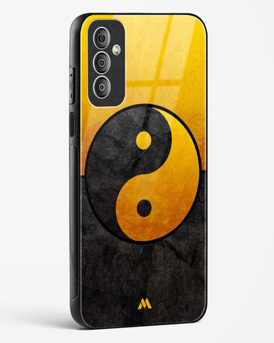 Yin Yang in Gold Glass Case Phone Cover-(Samsung)