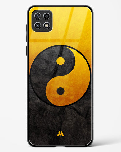 Yin Yang in Gold Glass Case Phone Cover (Samsung)
