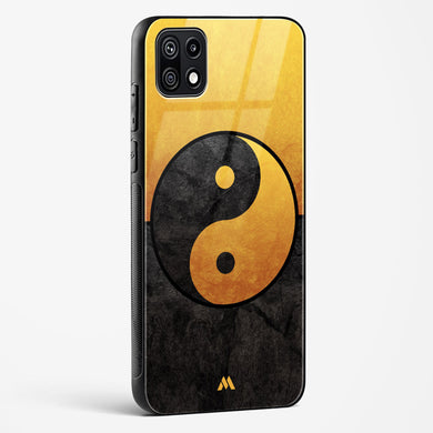Yin Yang in Gold Glass Case Phone Cover (Samsung)