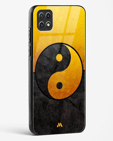 Yin Yang in Gold Glass Case Phone Cover-(Samsung)