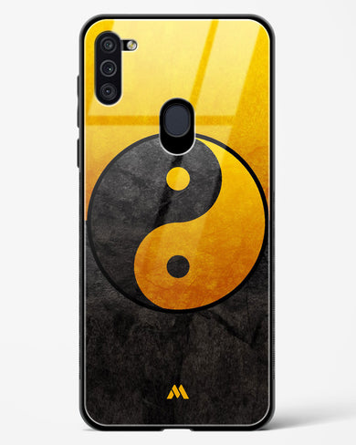 Yin Yang in Gold Glass Case Phone Cover (Samsung)