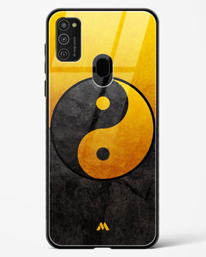 Yin Yang in Gold Glass Case Phone Cover-(Samsung)