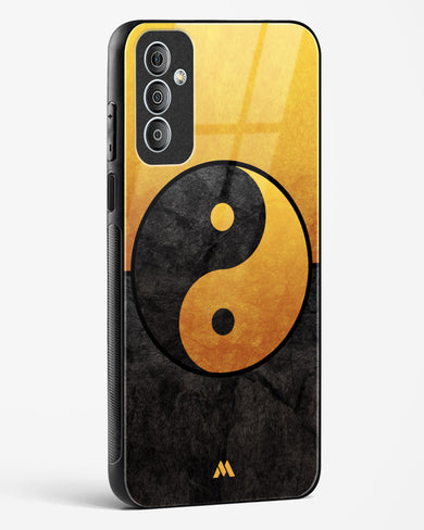 Yin Yang in Gold Glass Case Phone Cover (Samsung)