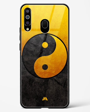 Yin Yang in Gold Glass Case Phone Cover (Samsung)