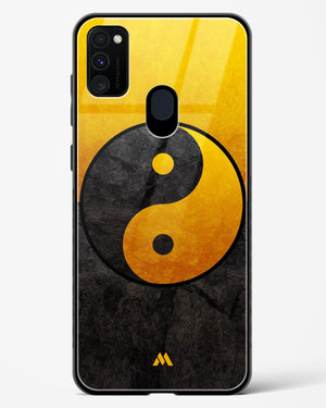 Yin Yang in Gold Glass Case Phone Cover (Samsung)