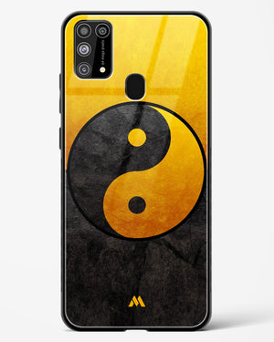 Yin Yang in Gold Glass Case Phone Cover-(Samsung)