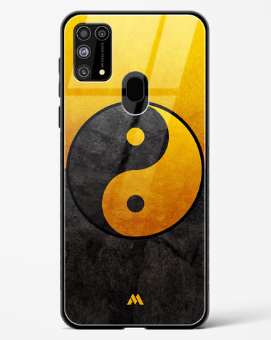 Yin Yang in Gold Glass Case Phone Cover (Samsung)
