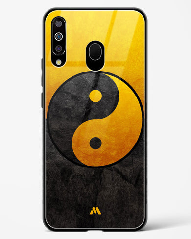 Yin Yang in Gold Glass Case Phone Cover-(Samsung)