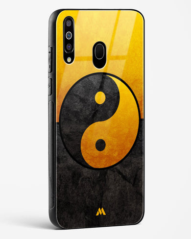 Yin Yang in Gold Glass Case Phone Cover-(Samsung)