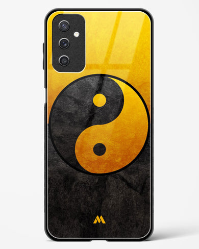 Yin Yang in Gold Glass Case Phone Cover (Samsung)