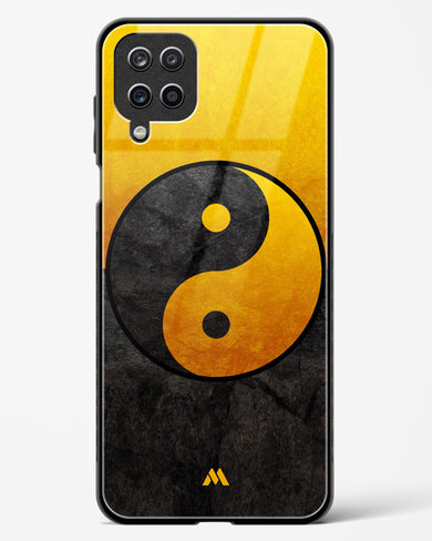 Yin Yang in Gold Glass Case Phone Cover-(Samsung)