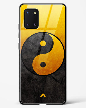 Yin Yang in Gold Glass Case Phone Cover-(Samsung)