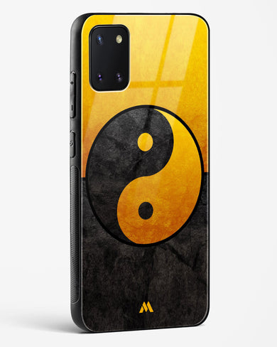 Yin Yang in Gold Glass Case Phone Cover (Samsung)