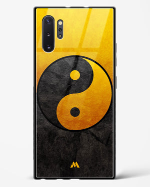 Yin Yang in Gold Glass Case Phone Cover (Samsung)
