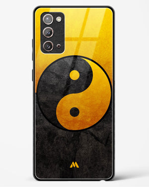 Yin Yang in Gold Glass Case Phone Cover (Samsung)
