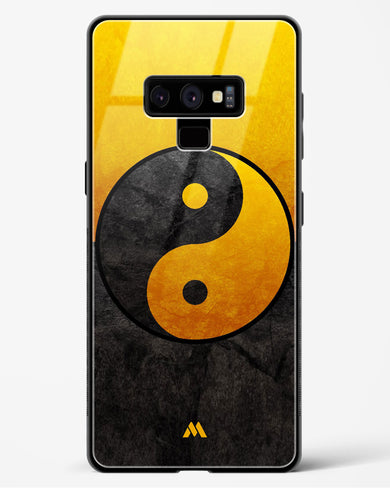 Yin Yang in Gold Glass Case Phone Cover (Samsung)