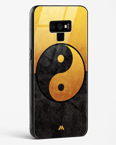 Yin Yang in Gold Glass Case Phone Cover (Samsung)