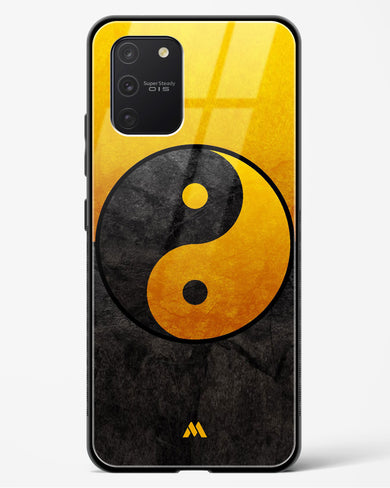 Yin Yang in Gold Glass Case Phone Cover-(Samsung)