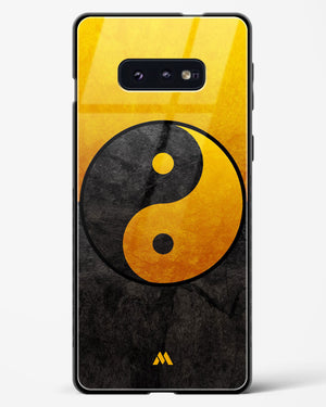 Yin Yang in Gold Glass Case Phone Cover (Samsung)