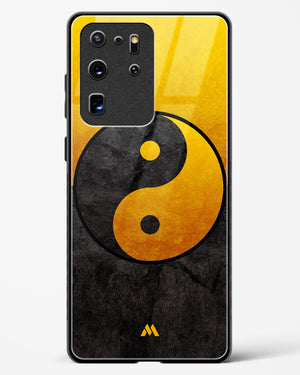 Yin Yang in Gold Glass Case Phone Cover (Samsung)