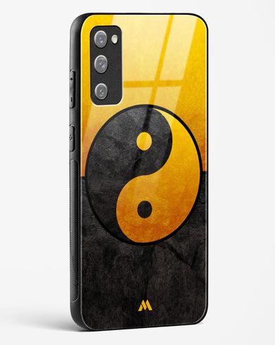 Yin Yang in Gold Glass Case Phone Cover (Samsung)