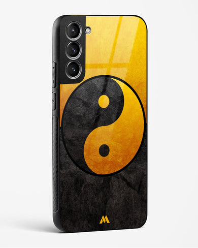 Yin Yang in Gold Glass Case Phone Cover-(Samsung)