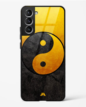 Yin Yang in Gold Glass Case Phone Cover-(Samsung)