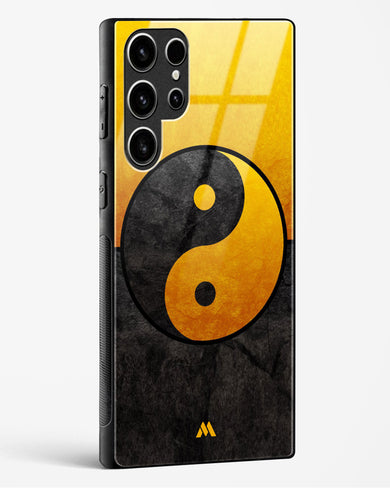 Yin Yang in Gold Glass Case Phone Cover (Samsung)