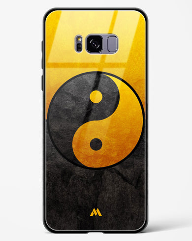 Yin Yang in Gold Glass Case Phone Cover (Samsung)
