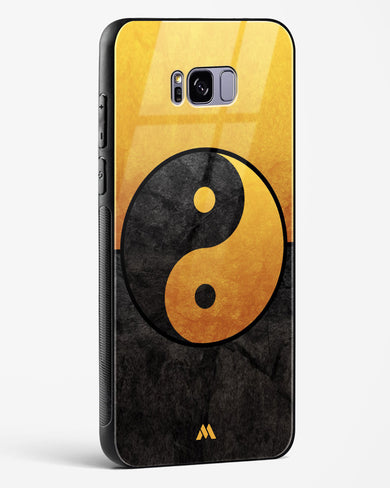 Yin Yang in Gold Glass Case Phone Cover (Samsung)