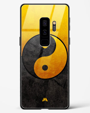 Yin Yang in Gold Glass Case Phone Cover-(Samsung)