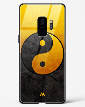 Yin Yang in Gold Glass Case Phone Cover (Samsung)