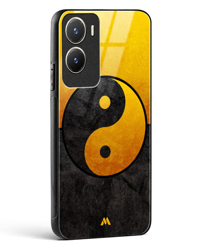 Yin Yang in Gold Glass Case Phone Cover-(Vivo)