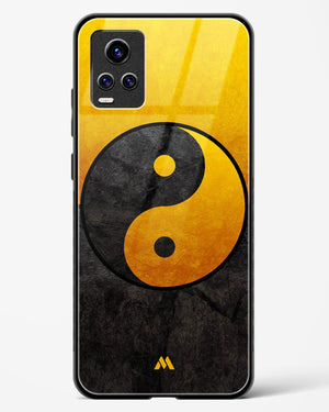 Yin Yang in Gold Glass Case Phone Cover-(Vivo)