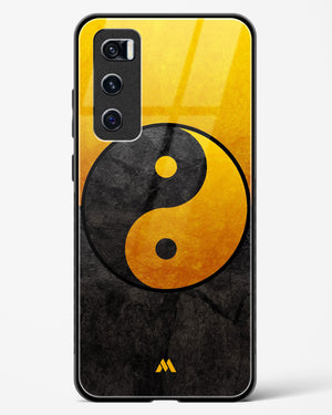 Yin Yang in Gold Glass Case Phone Cover-(Vivo)