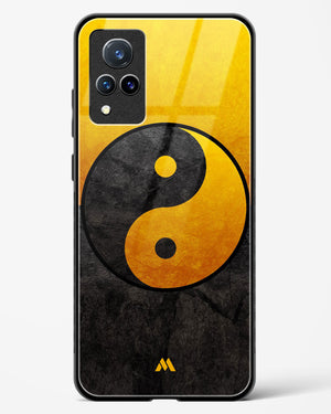 Yin Yang in Gold Glass Case Phone Cover-(Vivo)