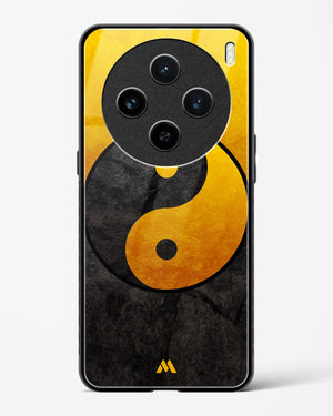 Yin Yang in Gold Glass Case Phone Cover (Vivo)
